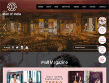 Tablet Screenshot of dlfmallofindia.com